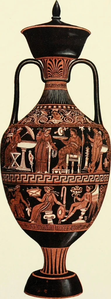 An illustration from History of ancient pottery, Greek, Etruscan, and Roman, 1905, leaf 614