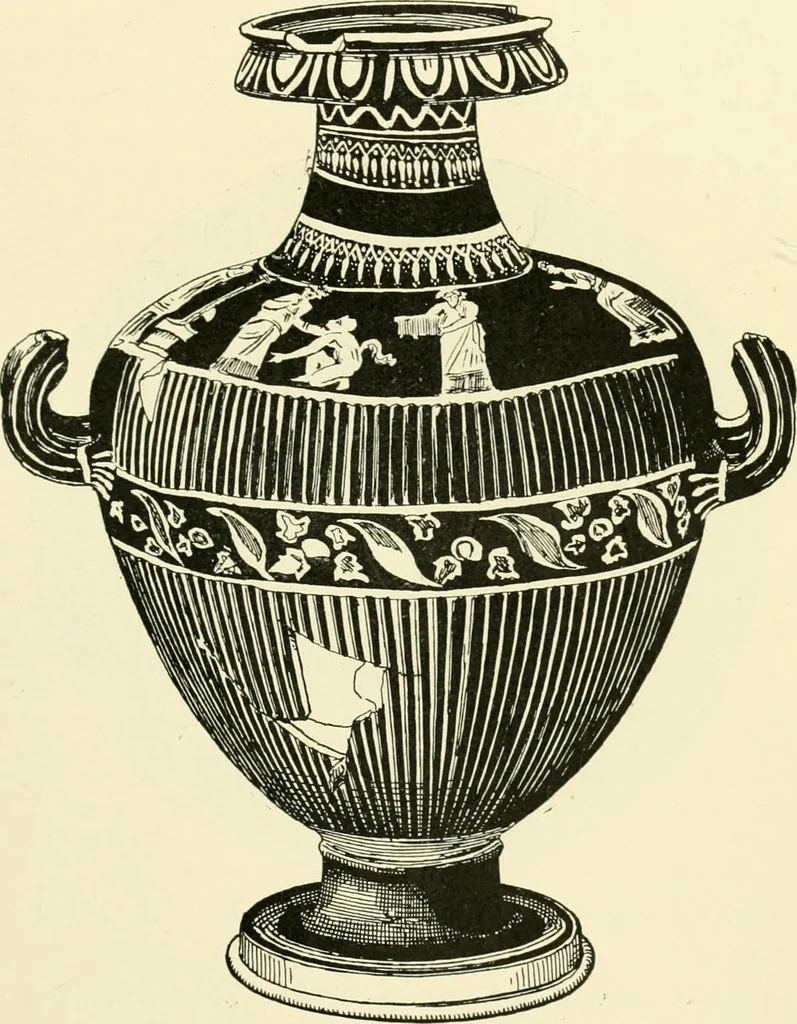 An illustration from History of ancient pottery, Greek, Etruscan, and Roman, 1905, leaf 618