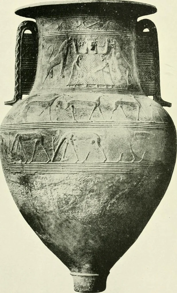 An illustration from History of ancient pottery, Greek, Etruscan, and Roman, 1905, leaf 628