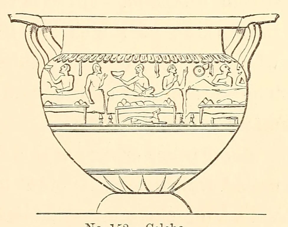 An illustration from History of ancient pottery, 1858, leaf 117