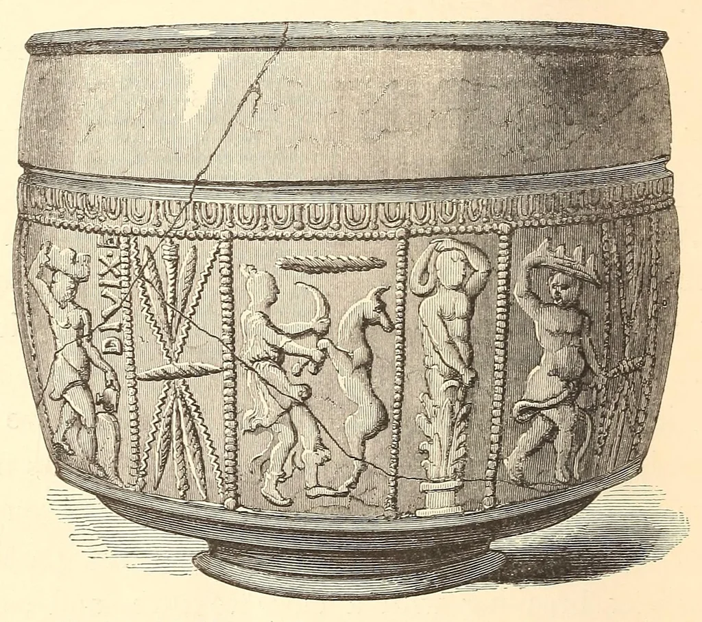 An illustration from History of ancient pottery, 1858, leaf 394