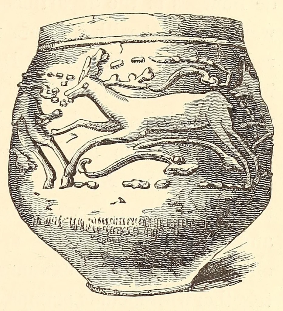 An illustration from History of ancient pottery, 1858, leaf 415