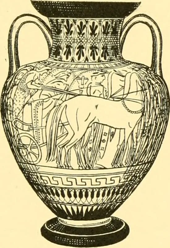 An illustration from History of ancient pottery, Greek, Etruscan, and Roman, 1905, leaf 10