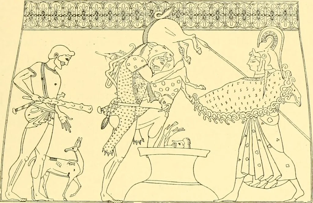 An illustration from History of ancient pottery, Greek, Etruscan, and Roman, 1905, leaf 126