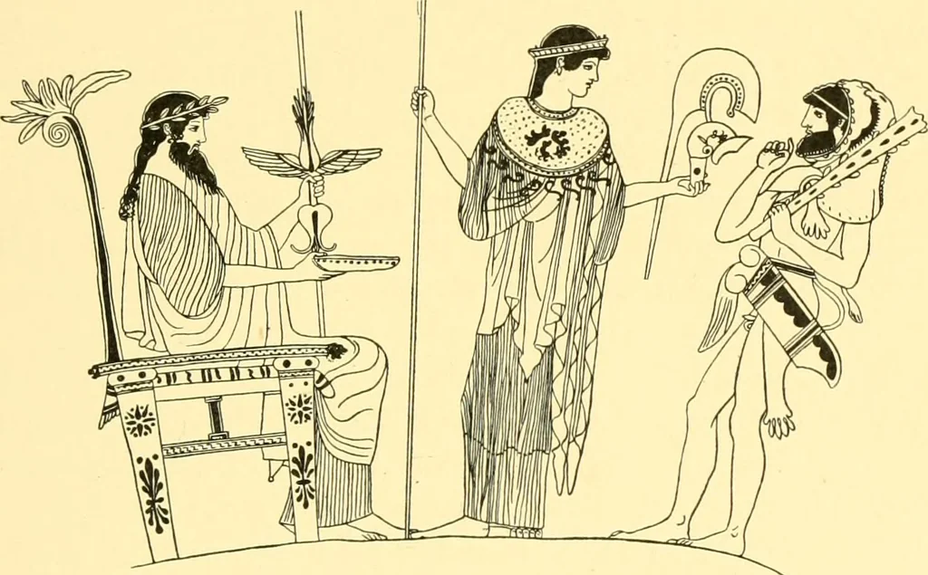 An illustration from History of ancient pottery, Greek, Etruscan, and Roman, 1905, leaf 136