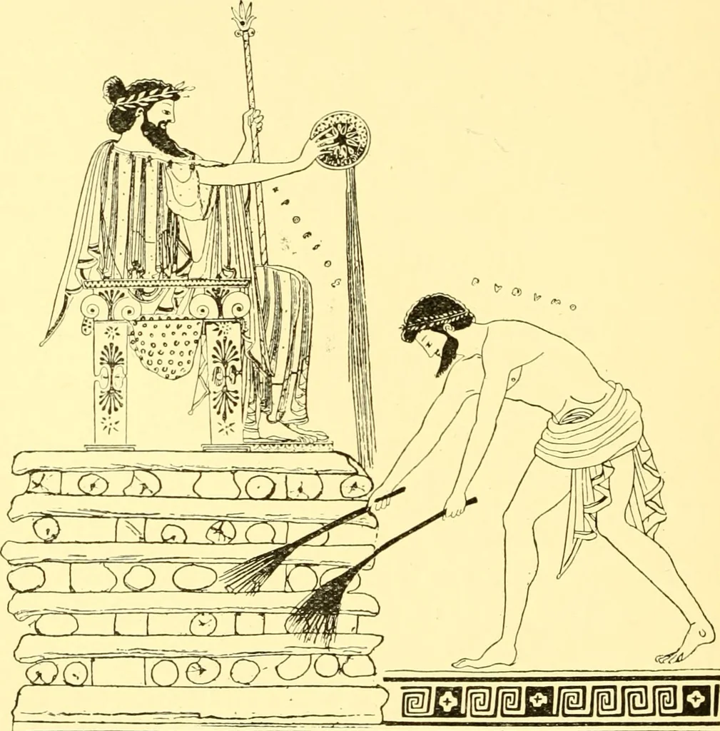 An illustration from History of ancient pottery, Greek, Etruscan, and Roman, 1905, leaf 181