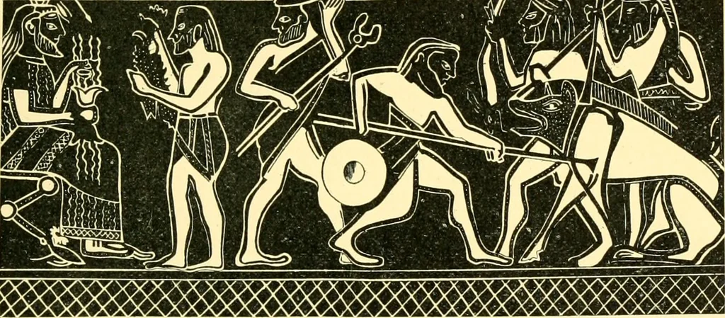 An illustration from History of ancient pottery, Greek, Etruscan, and Roman, 1905, leaf 326