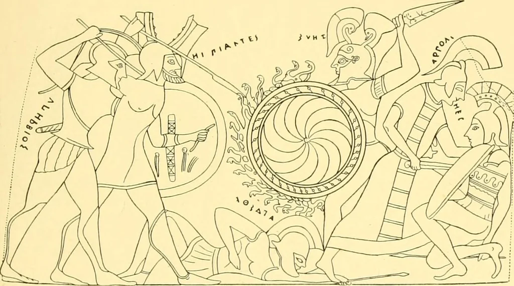An illustration from History of ancient pottery, Greek, Etruscan, and Roman, 1905, leaf 34