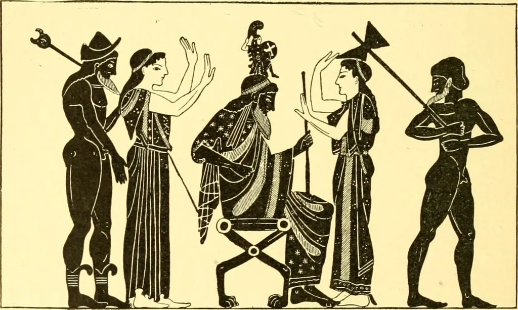 An illustration from History of ancient pottery, Greek, Etruscan, and Roman, 1905, leaf 37