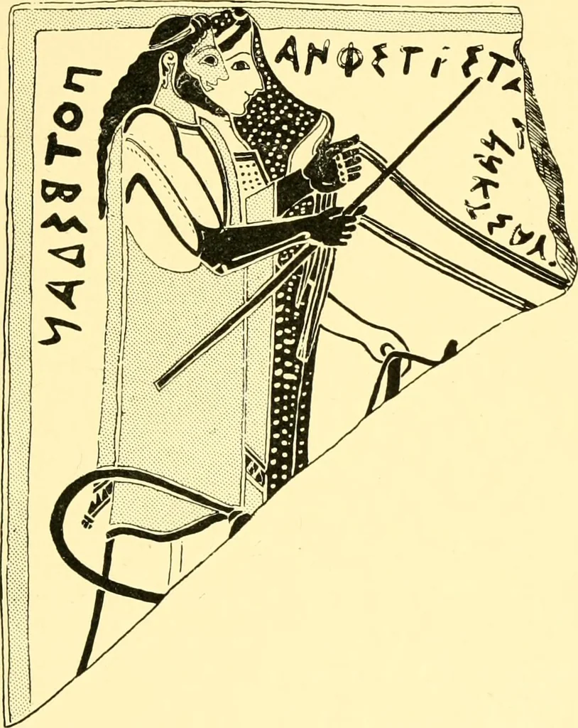 An illustration from History of ancient pottery, Greek, Etruscan, and Roman, 1905, leaf 44