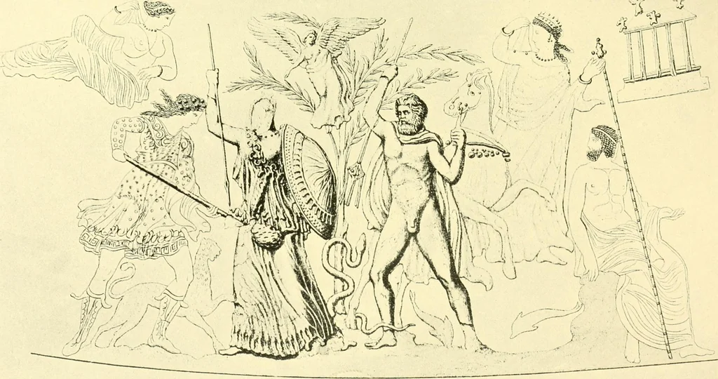 An illustration from History of ancient pottery, Greek, Etruscan, and Roman, 1905, leaf 46