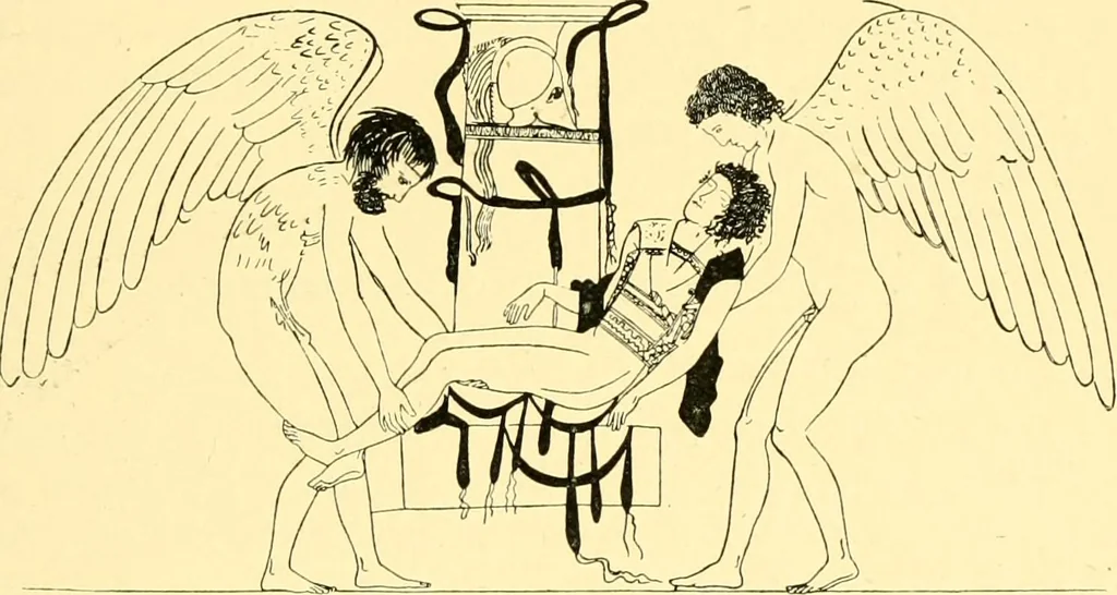 An illustration from History of ancient pottery, Greek, Etruscan, and Roman, 1905, leaf 98