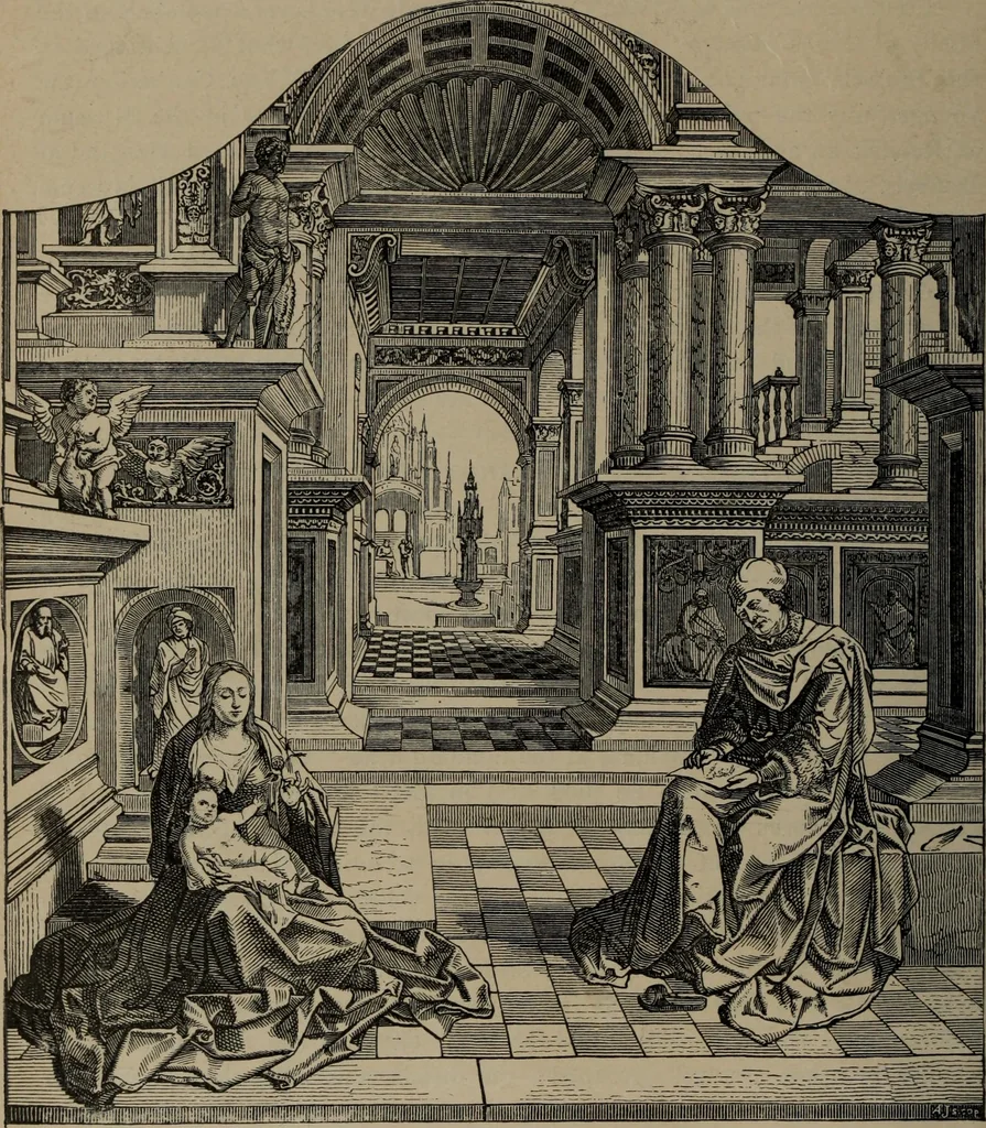 An illustration from History of ancient, early Christian, and mediaeval painting, 1906, leaf 101
