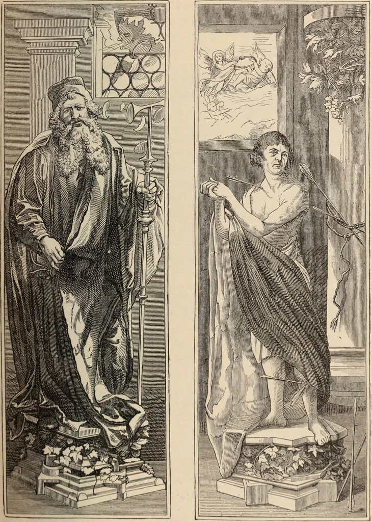 An illustration from History of ancient, early Christian, and mediaeval painting, 1906, leaf 214