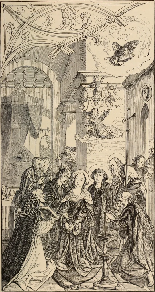 An illustration from History of ancient, early Christian, and mediaeval painting, 1906, leaf 230