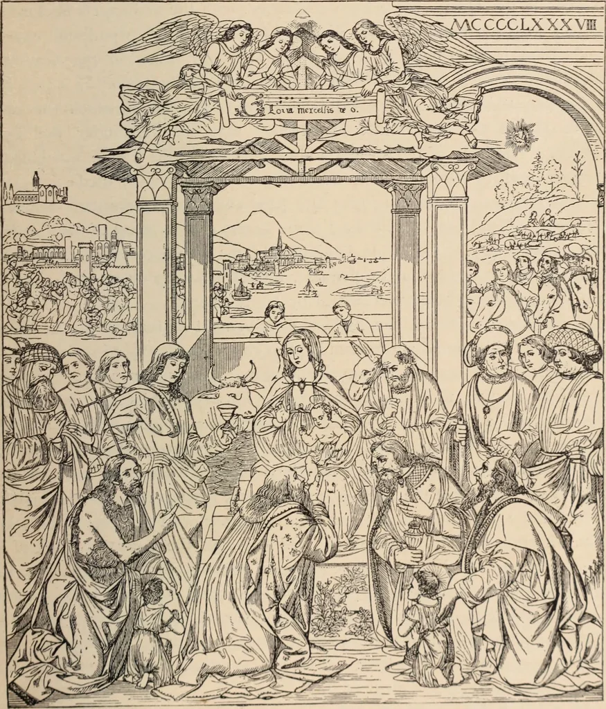 An illustration from History of ancient, early Christian, and mediaeval painting, 1906, leaf 354
