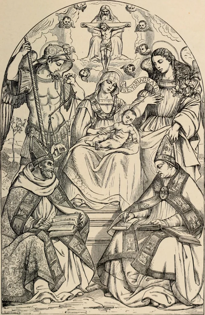 An illustration from History of ancient, early Christian, and mediaeval painting, 1906, leaf 384