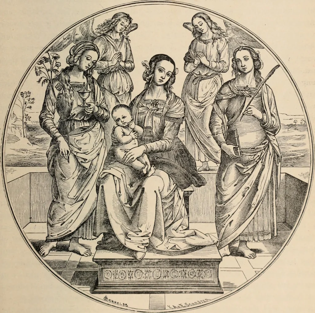 An illustration from History of ancient, early Christian, and mediaeval painting, 1906, leaf 388