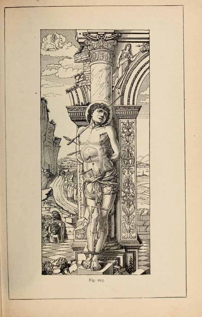 An illustration from History of ancient, early Christian, and mediaeval painting, 1906, leaf 408