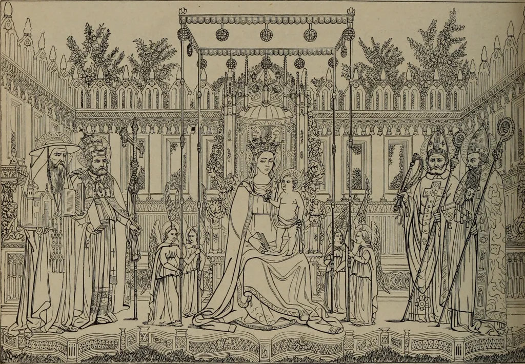 An illustration from History of ancient, early Christian, and mediaeval painting, 1906, leaf 417
