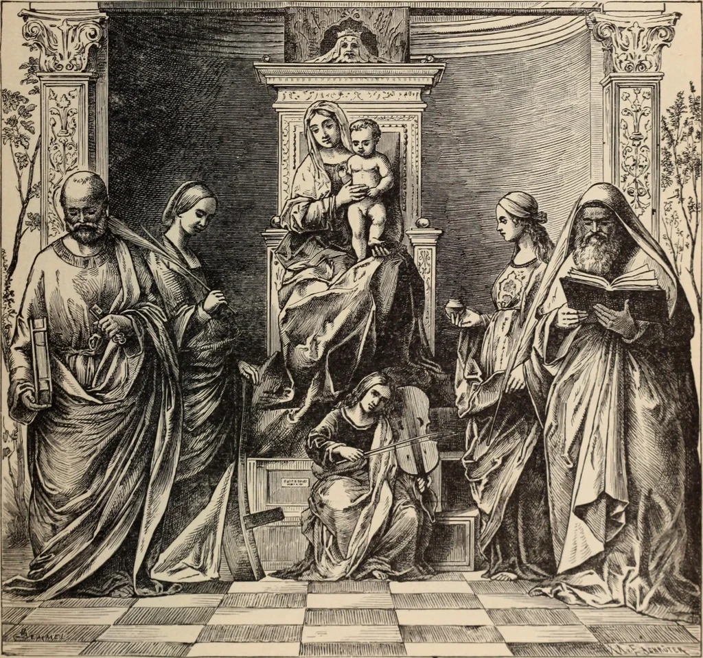 An illustration from History of ancient, early Christian, and mediaeval painting, 1906, leaf 430