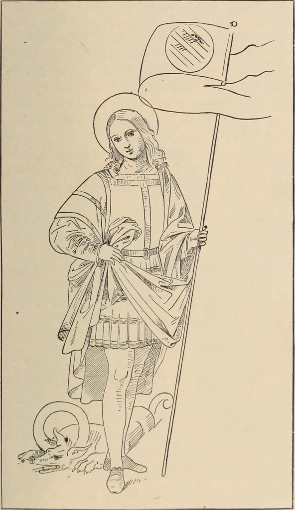 An illustration from History of ancient, early Christian, and mediaeval painting, 1906, leaf 454