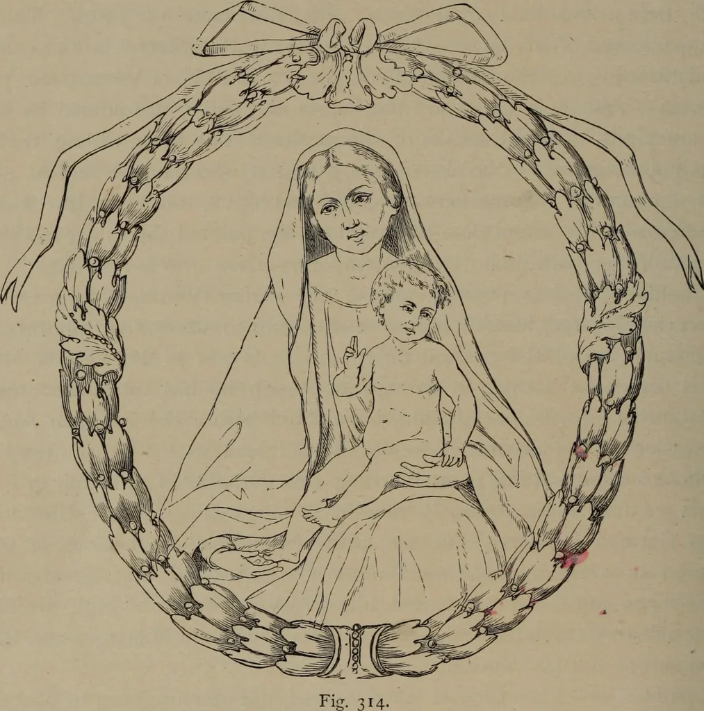 An illustration from History of ancient, early Christian, and mediaeval painting, 1906, leaf 461