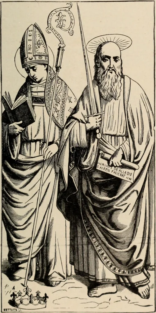 An illustration from History of ancient, early Christian, and mediaeval painting, 1906, leaf 472