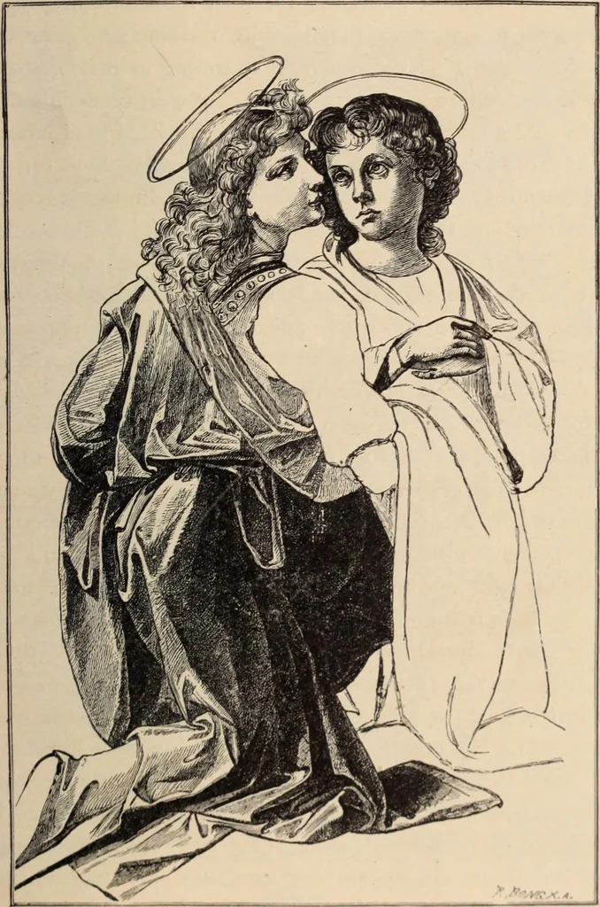 An illustration from History of ancient, early Christian, and mediaeval painting, 1906, leaf 498