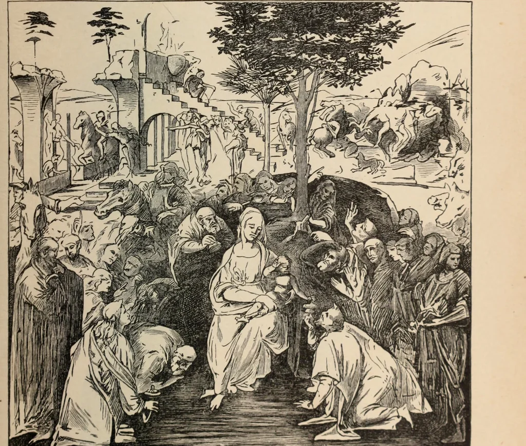 An illustration from History of ancient, early Christian, and mediaeval painting, 1906, leaf 500