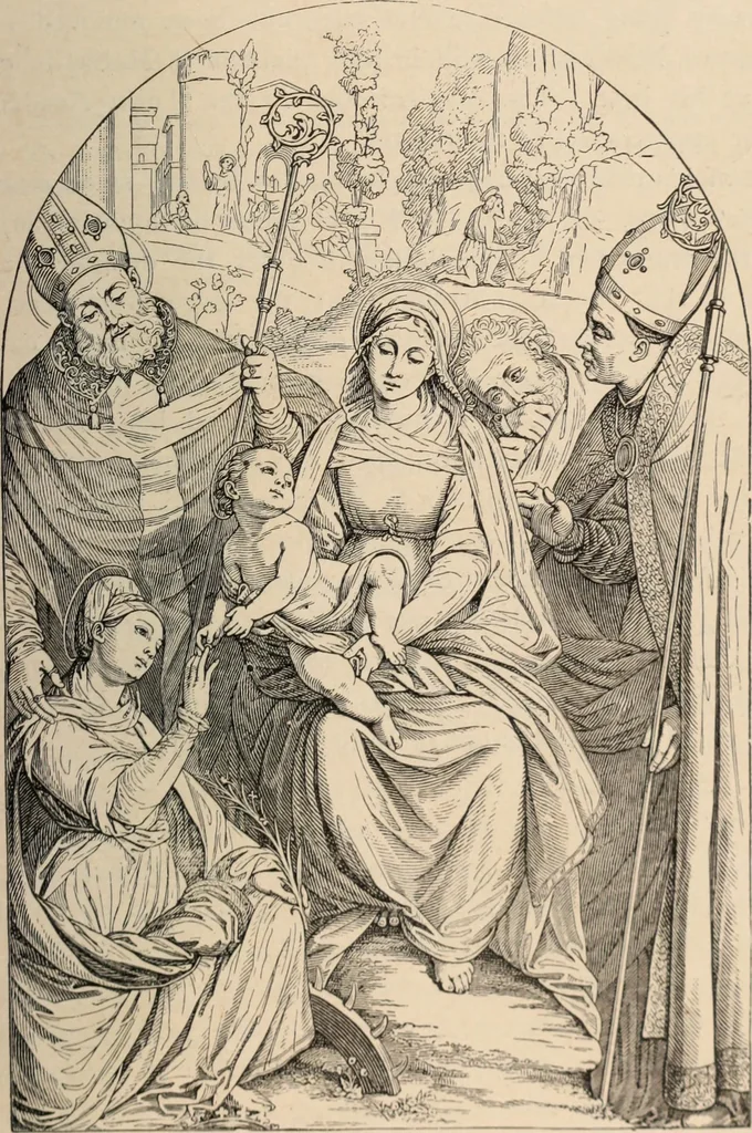 An illustration from History of ancient, early Christian, and mediaeval painting, 1906, leaf 520