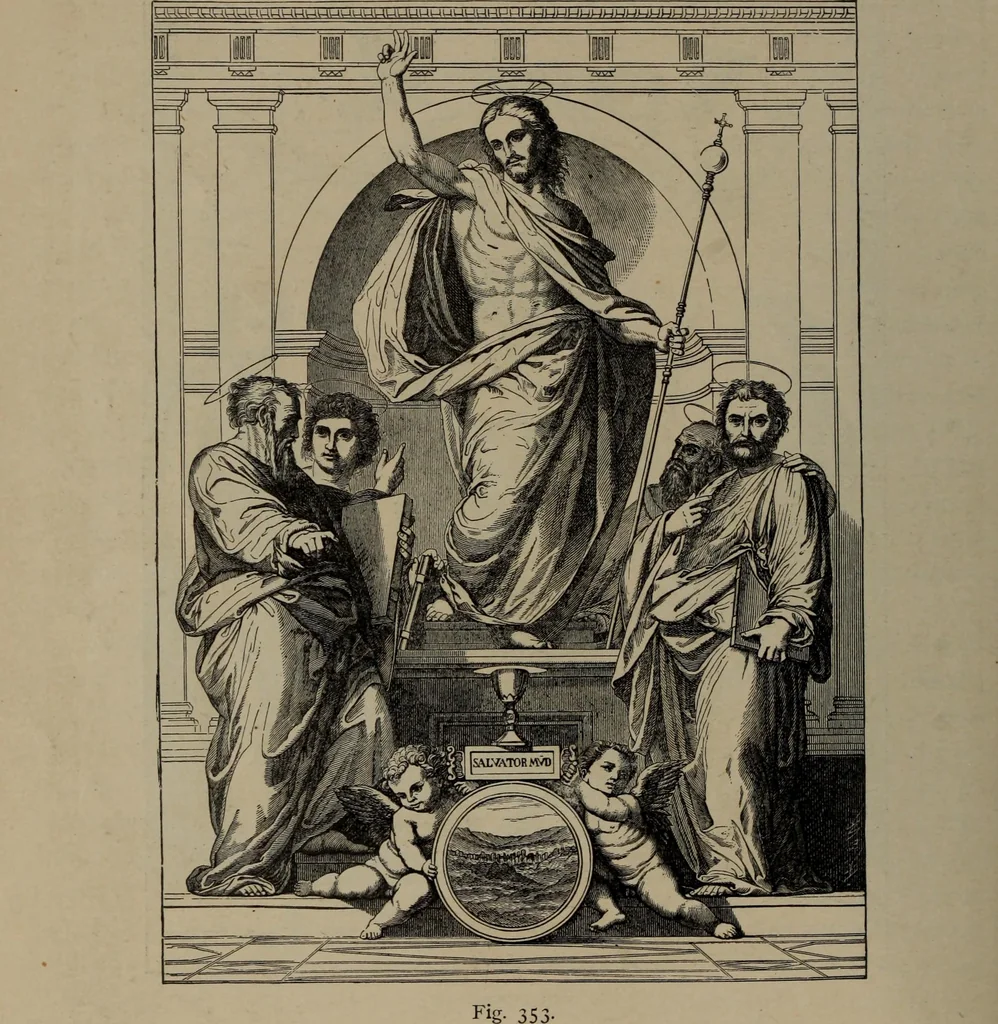 An illustration from History of ancient, early Christian, and mediaeval painting, 1906, leaf 545