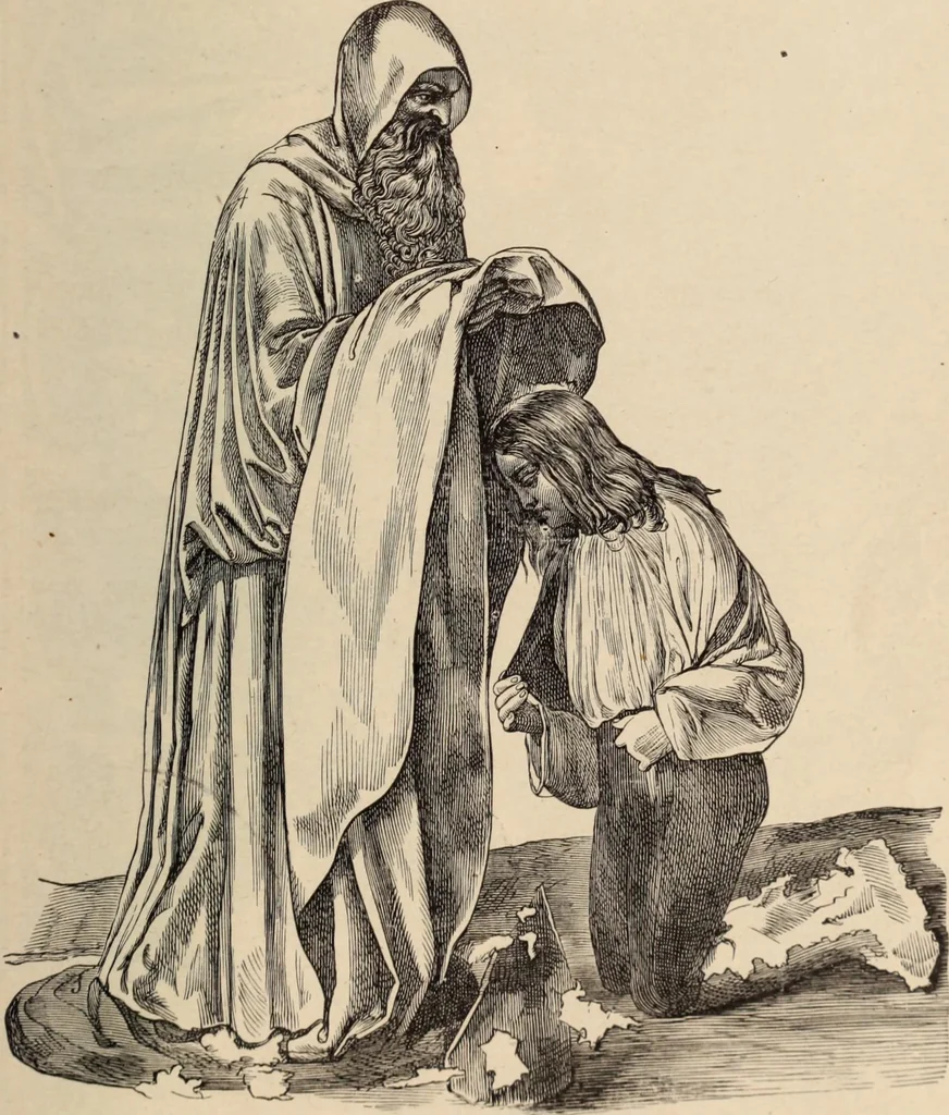 An illustration from History of ancient, early Christian, and mediaeval painting, 1906, leaf 602