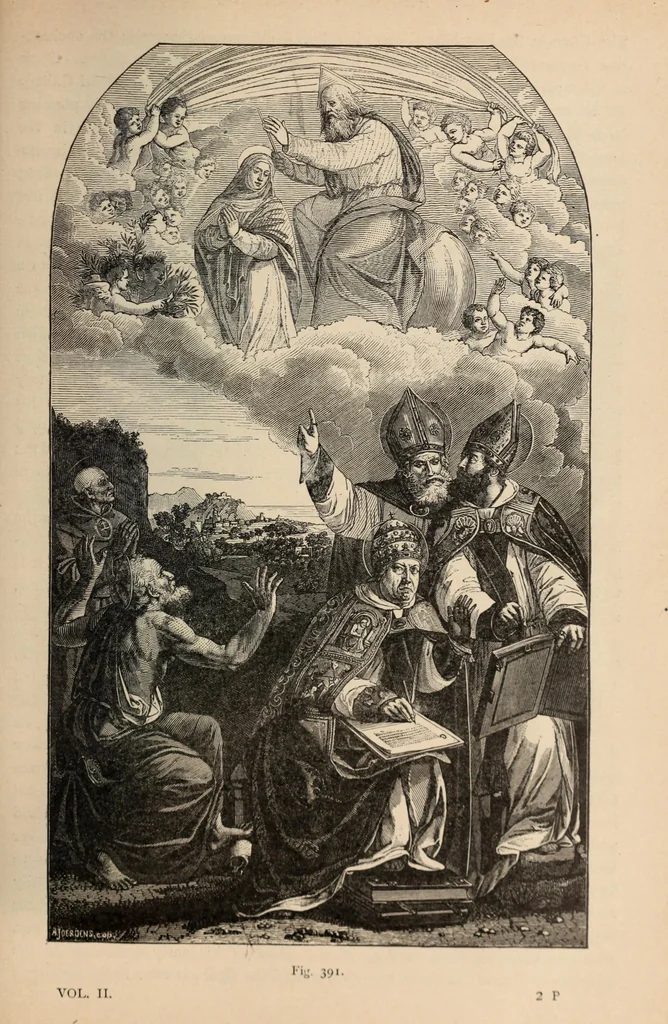 An illustration from History of ancient, early Christian, and mediaeval painting, 1906, leaf 612