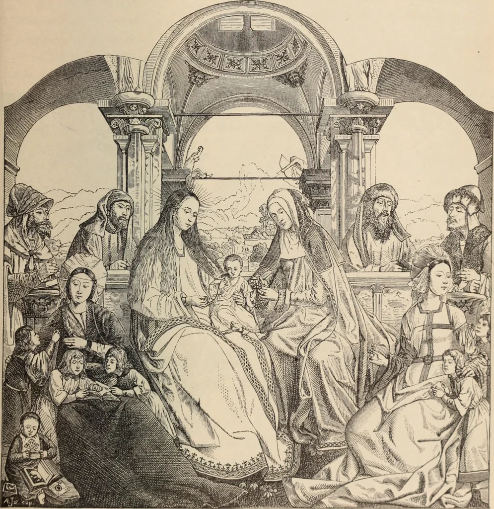 An illustration from History of ancient, early Christian, and mediaeval painting, 1906, leaf 96