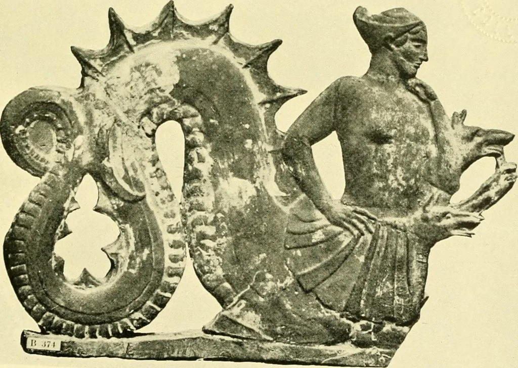 An illustration from History of ancient pottery: Greek, Etruscan, and Roman, 1905, leaf 174