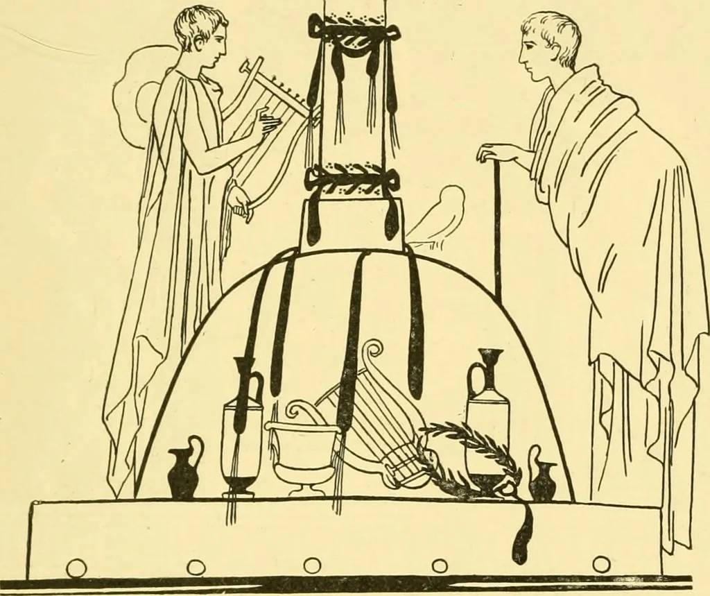 An illustration from History of ancient pottery: Greek, Etruscan, and Roman, 1905, leaf 204