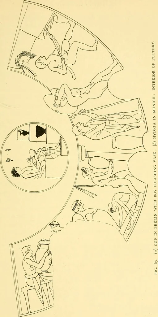 An illustration from History of ancient pottery: Greek, Etruscan, and Roman, 1905, leaf 274