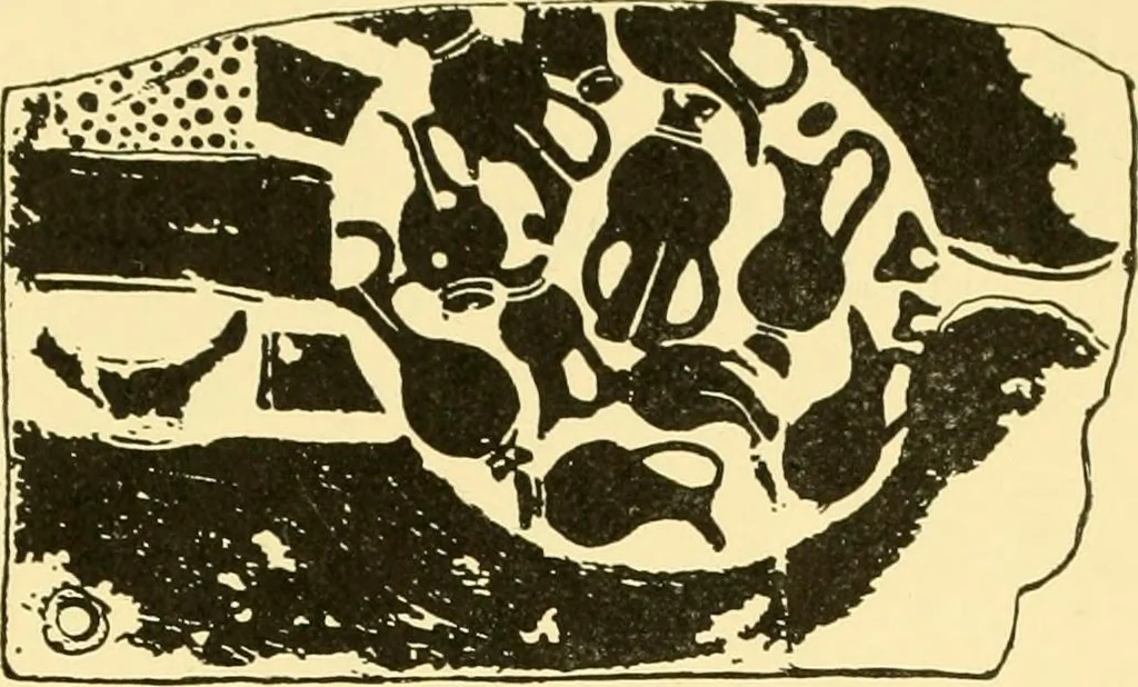 An illustration from History of ancient pottery: Greek, Etruscan, and Roman, 1905, leaf 278