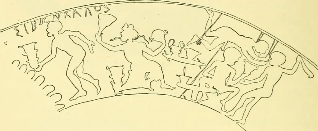 An illustration from History of ancient pottery: Greek, Etruscan, and Roman, 1905, leaf 279