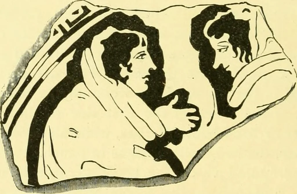 An illustration from History of ancient pottery: Greek, Etruscan, and Roman, 1905, leaf 283