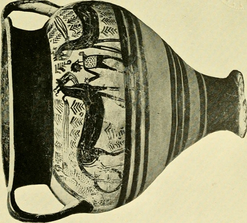 An illustration from History of ancient pottery: Greek, Etruscan, and Roman, 1905, leaf 310
