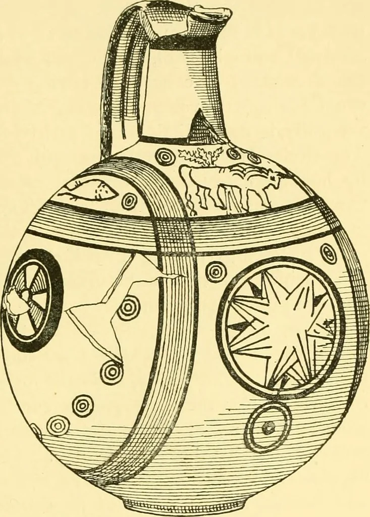 An illustration from History of ancient pottery: Greek, Etruscan, and Roman, 1905, leaf 316