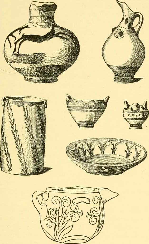 An illustration from History of ancient pottery: Greek, Etruscan, and Roman, 1905, leaf 328