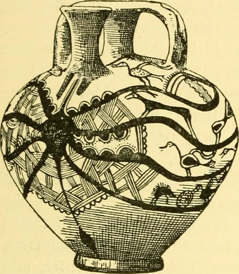 An illustration from History of ancient pottery: Greek, Etruscan, and Roman, 1905, leaf 344