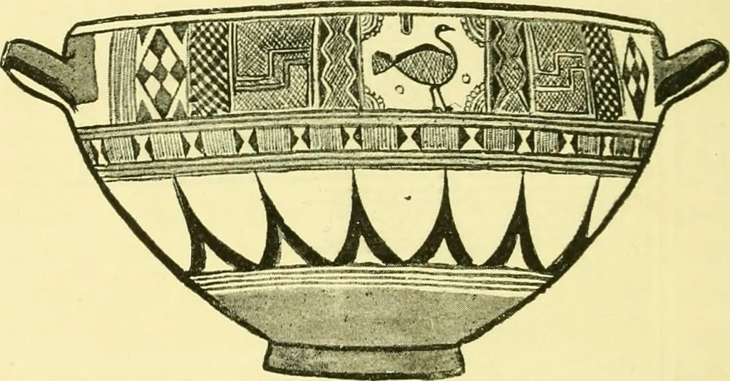An illustration from History of ancient pottery: Greek, Etruscan, and Roman, 1905, leaf 355