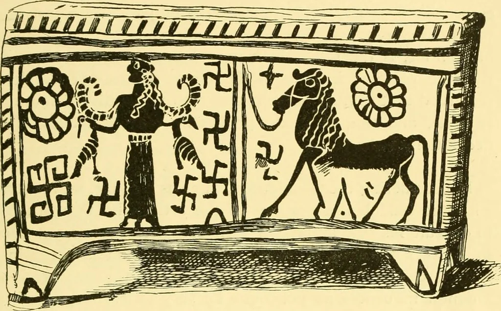 An illustration from History of ancient pottery: Greek, Etruscan, and Roman, 1905, leaf 360