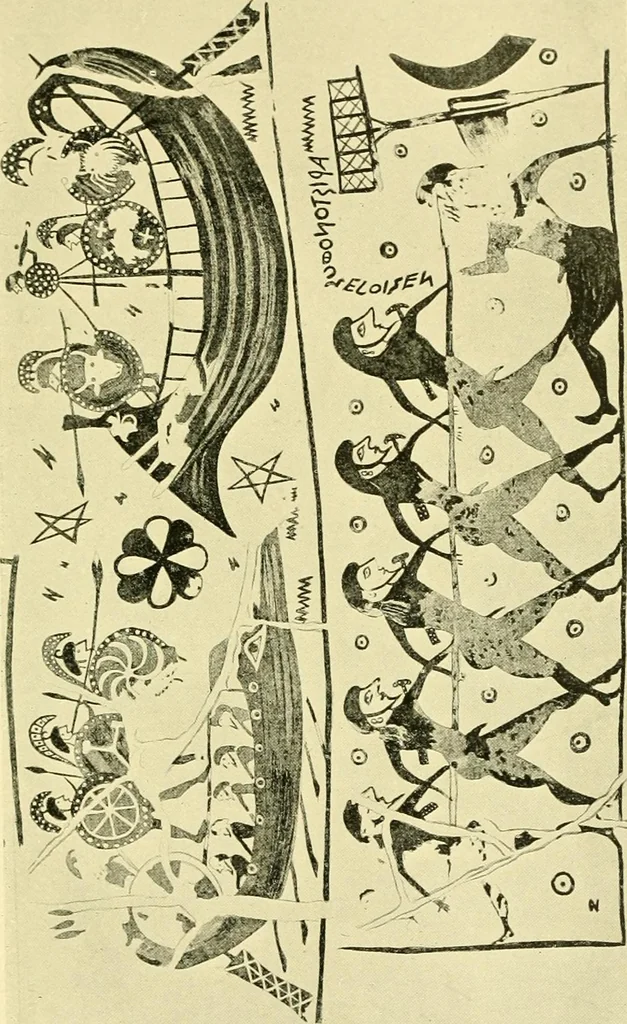 An illustration from History of ancient pottery: Greek, Etruscan, and Roman, 1905, leaf 368