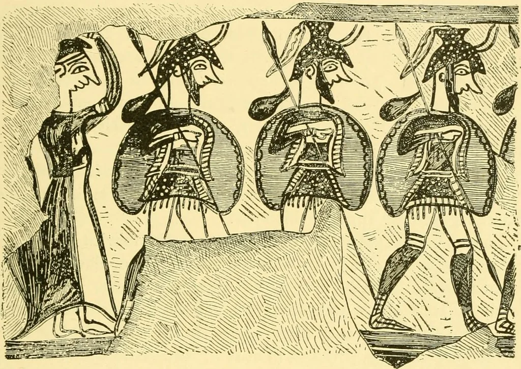 An illustration from History of ancient pottery: Greek, Etruscan, and Roman, 1905, leaf 370