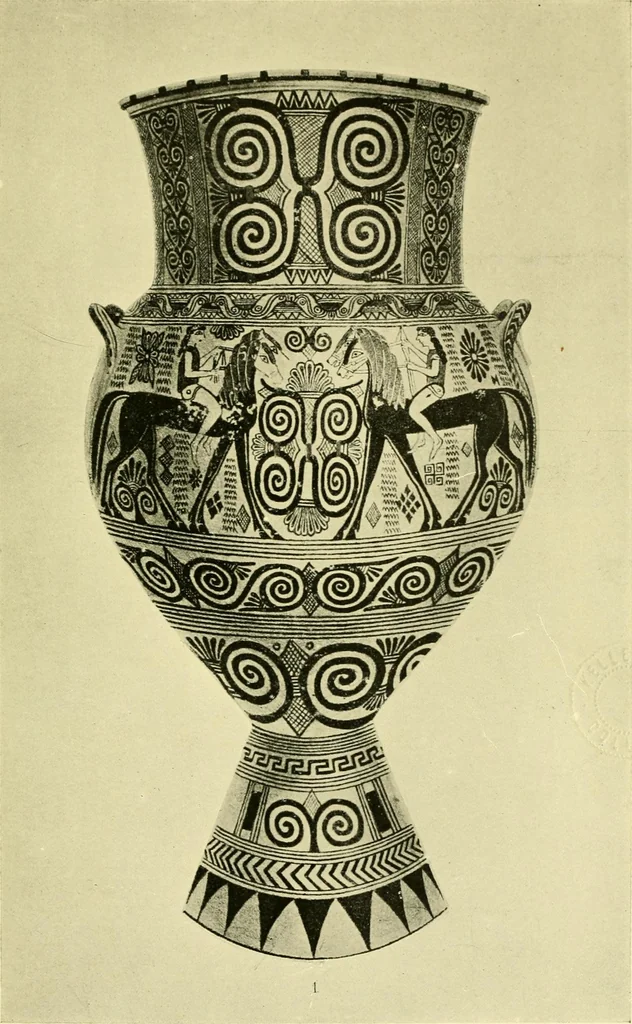 An illustration from History of ancient pottery: Greek, Etruscan, and Roman, 1905, leaf 378